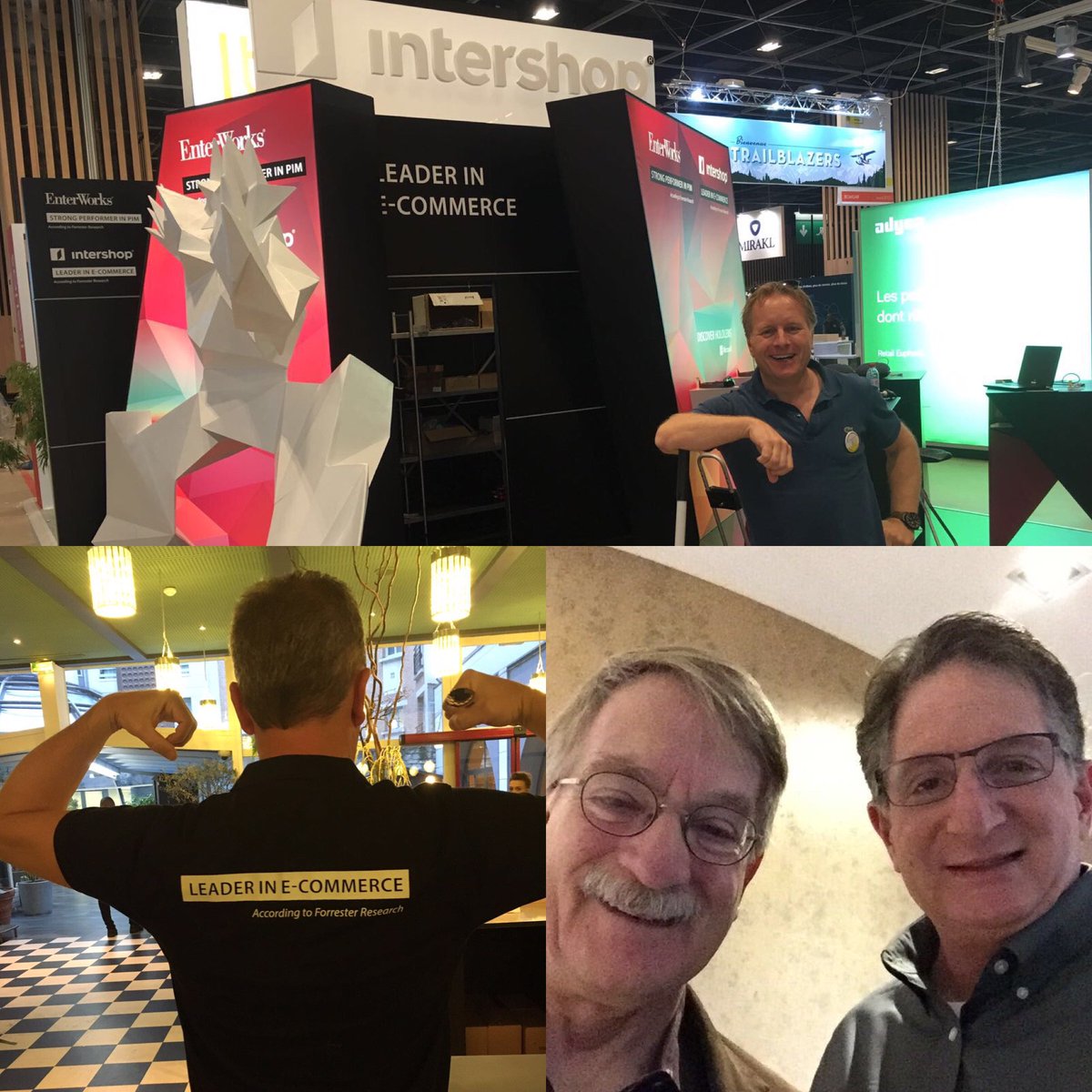 IntershopNL's tweet photo. Getting ready to get things done. #intershop #enterworks Looking forward to see you at Booth GO25! https://t.co/lBUHEJNppo
