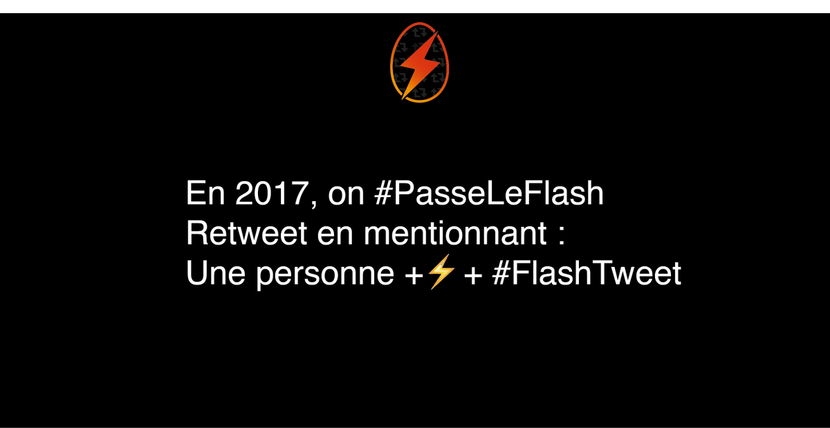 FlashTweet's tweet photo. ✅Voilà le #FlashTweet est terminé ! Vous pouvez retourner travailler :-) #StayTuned #Replay à 19:30 ▶️Et n'oublie pas, #PasseLeFlash ⚡️ https://t.co/PdF1CSnfox