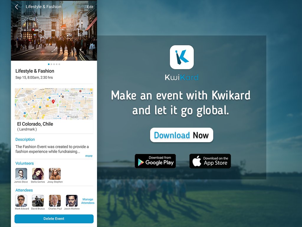 Kwikard01's tweet photo. Create your own Events with Kwikard and share it with your friends!! https://t.co/AL8uqaedNG #smartwork #smartkwikard #TuesdayThoughts https://t.co/GQfYu2lp7t