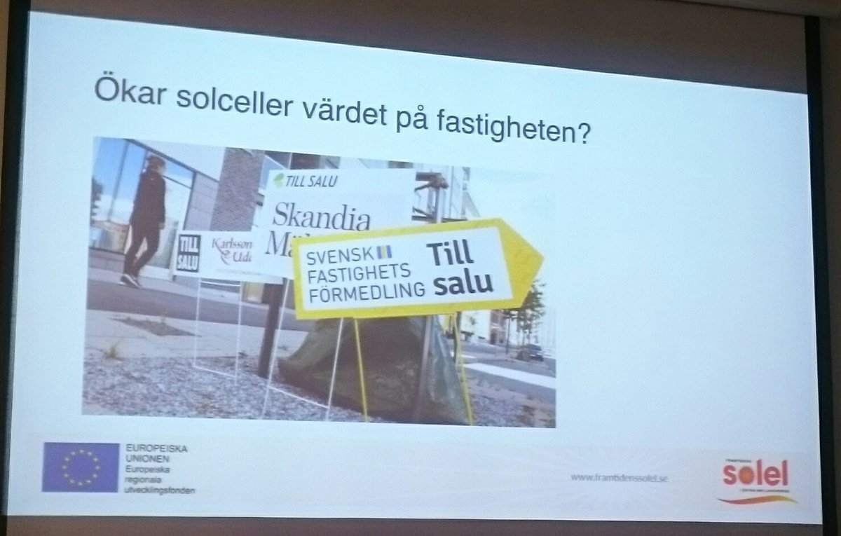 CleantechOsterG's tweet photo. Nu pratar vi olika affärsmodeller för solel & varför man ska investera i solceller i samarbete med Energikontoret på #cleantechpark https://t.co/BgDkZr0G57