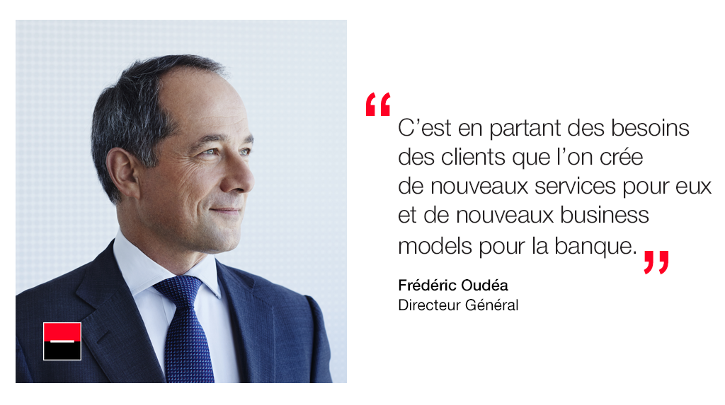 SocieteGenerale's tweet photo. #EntreprendreEnsemble "Cultiver l'esprit pionnier pour nous différencier et mieux servir nos clients" @FredericOudea https://t.co/SlkfxogzkN https://t.co/NyVOn3u8Ip