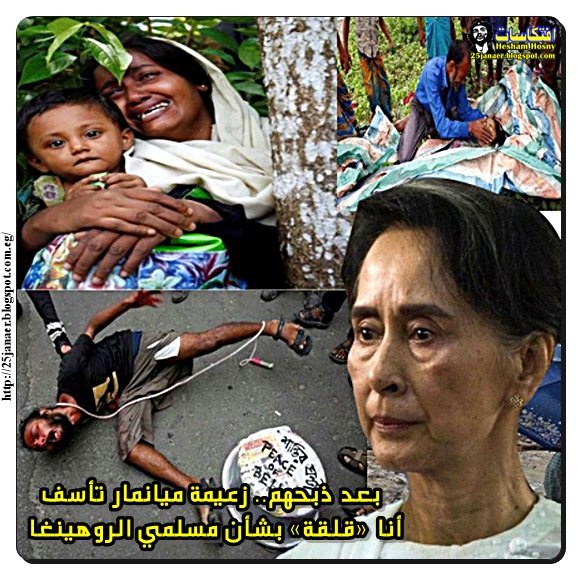 بعد ذبحهم.. زعيمة ميانمار تأسف: أنا «قلقة» بشأن مسلمي الروهينغا
