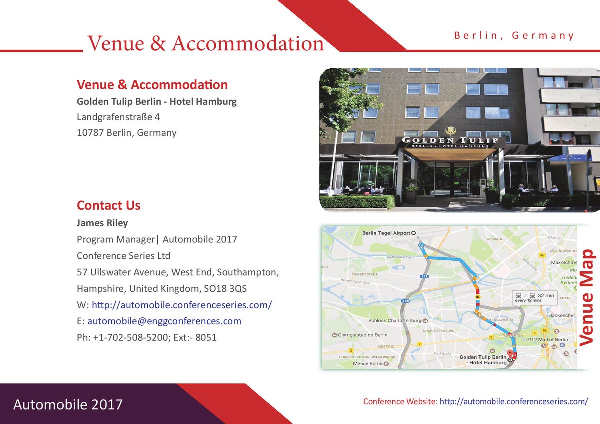 conferenceserie's tweet photo. 3rd International #Conference and #Exhibition on #Automobile_Engineering, September 28-29, 2017 Berlin, Germany.
https://t.co/2oisZAgIPb https://t.co/rbQneOY7gY
