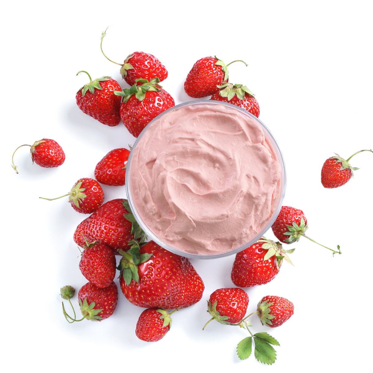 Today is a great day for a strawberry shake. So fresh, you can smell the goodness.