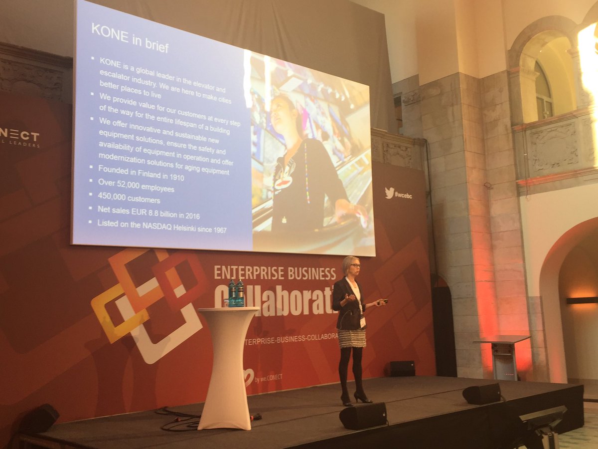 ParedesDana's tweet photo. KONE journey to O365 - including field employees in virtual working environment #wcebc https://t.co/lZU91lg5n5