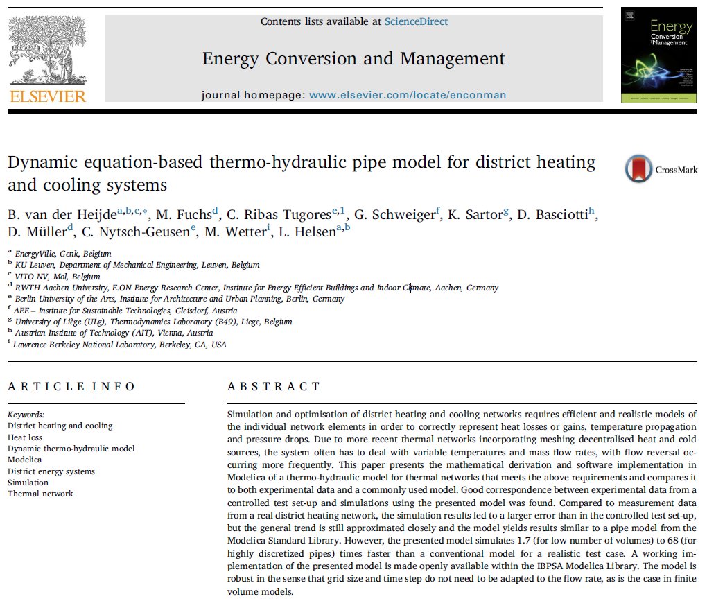 leusbrocki's tweet photo. New paper on dynamic #pipemodel for #districtheating by @KU_Leuven @EnergyVille + G. Schweiger&C. Ribas @AEE_INTEC https://t.co/BeHayLrQ7Q https://t.co/nnokHMcRbu