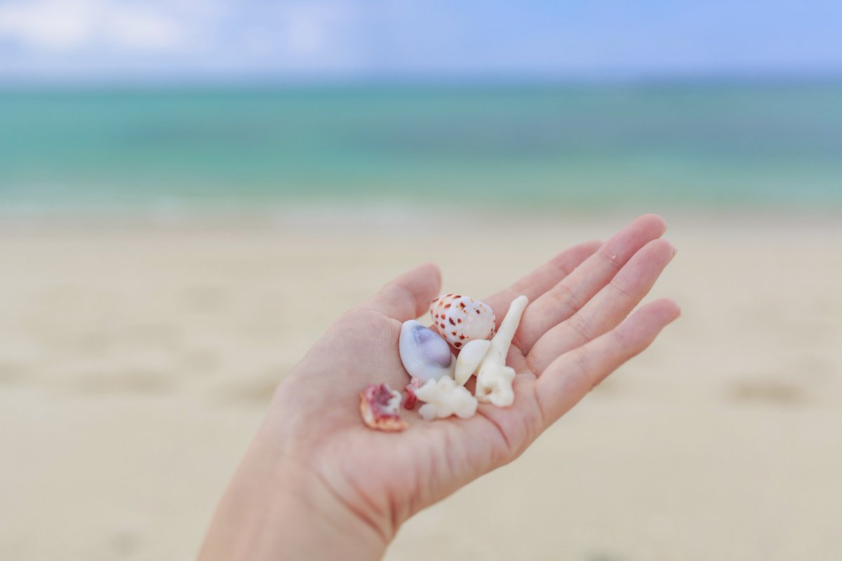 鈴木サラサ しばらく沖縄 台風明けの はての浜 子供の頃から何度も来ている 久米島 大好きです 沖縄 沖縄移住 旅写真