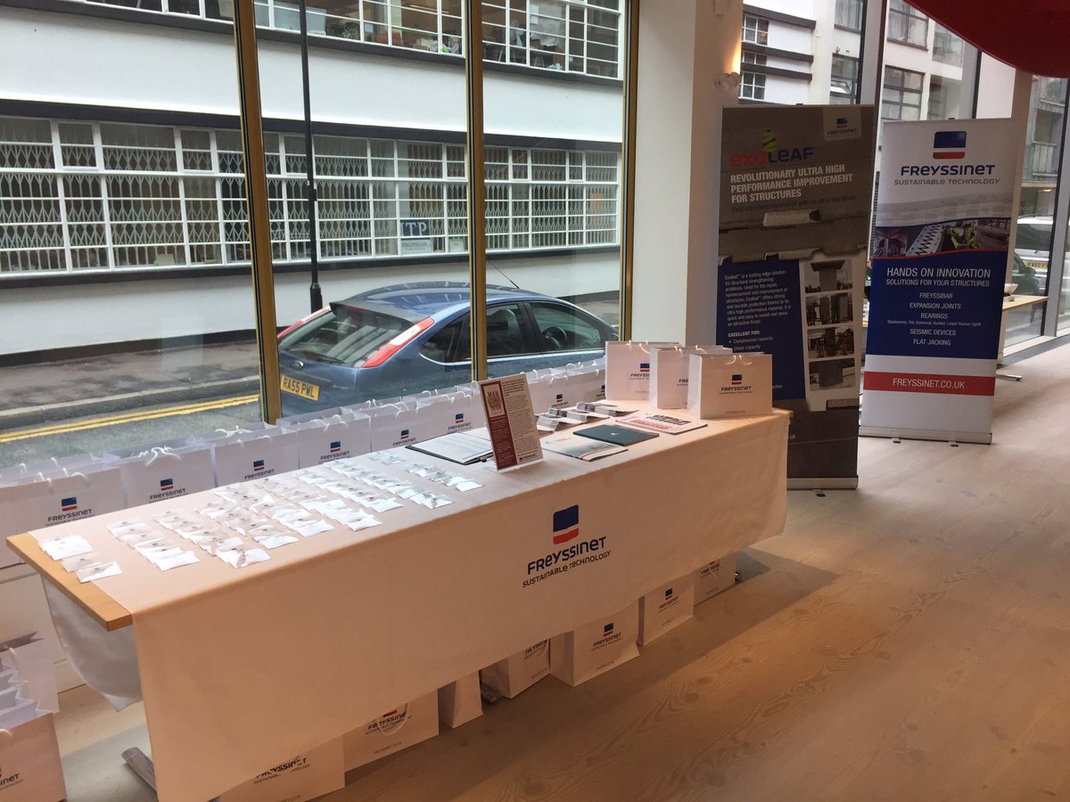 Ready for our #London seminar at <a href="/IStructE/">IStructE</a>