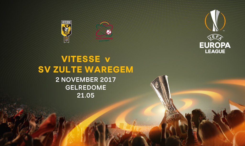✔️ SOLD OUT! Essevee wordt in Arnhem gesteund door een vol bezoekersvak! Tot binnen enkele weken, <a href="/MijnVitesse/">Vitesse</a>! #TeamEssevee #UEL #vitzwa
