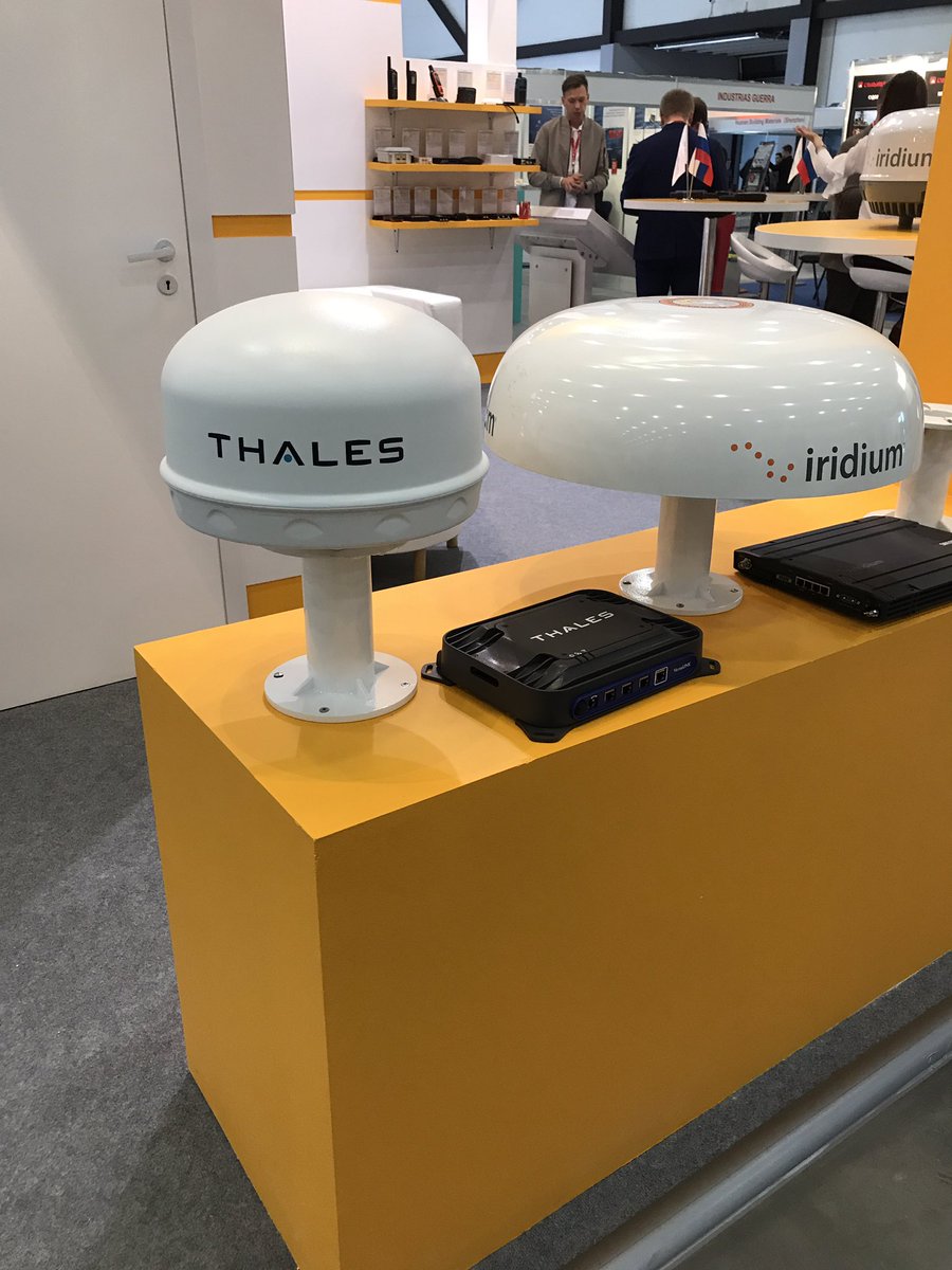 The new kid &amp; old hand, 2 gens of Iridium equipment side-by-side. A great time to be part of Iridium &amp; helping to bring Certus to market!!