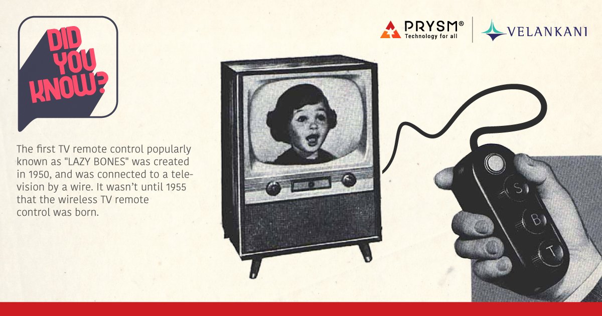 Prysm Electronics on Twitter "DidYouKnow ? The first TV remote