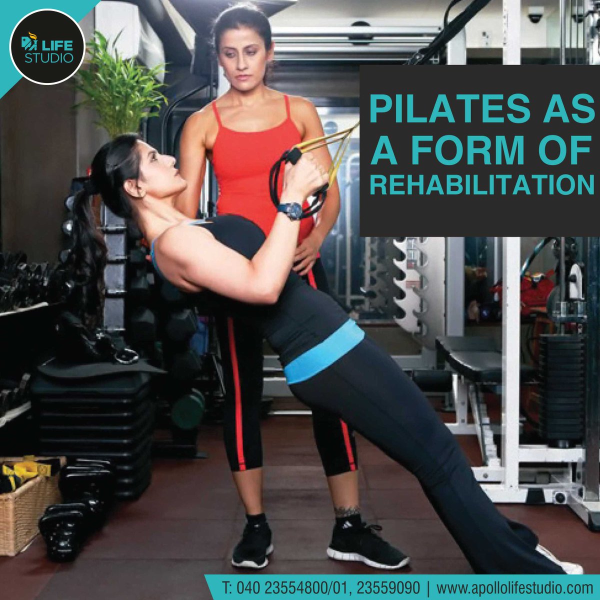 Apollo_LStudio's tweet photo. #Pilates has a very important role to play in rehabilitation, sports injuries&spine related issues
📞23559090
#PilatesSession #Rehab #getfit https://t.co/Y5o1zETS07