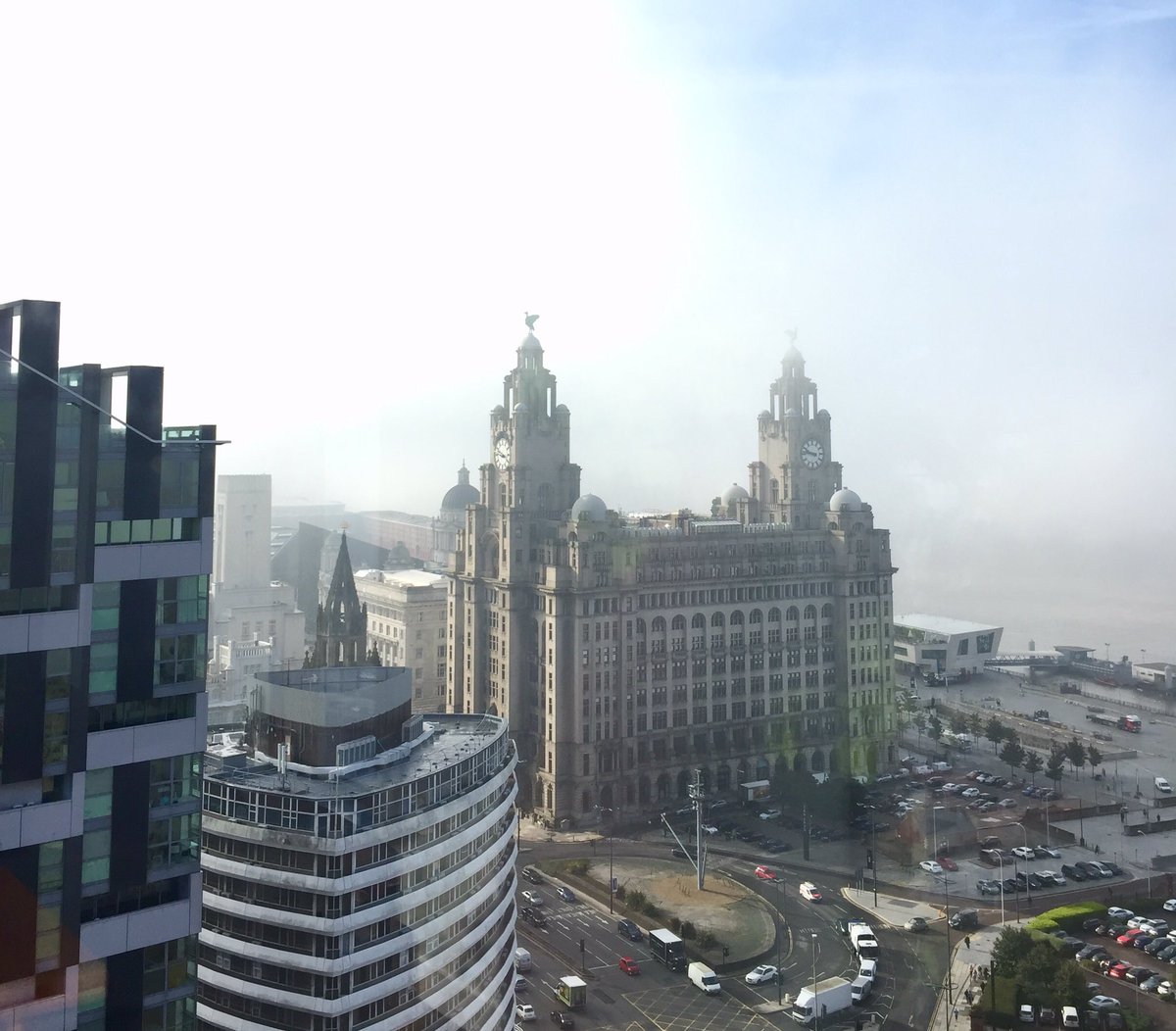 Let's be honest, we 💙 a good old misty morning in Liverpool
