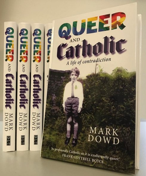 AmazingLove_DLT's tweet photo. 'Funny, moving and powerful' - that's @BBCr4today @bbcnickrobinson's assessment of Mark Dowd's #QueerAndCatholic, out this month @dlt_books https://t.co/FF3595NTt4