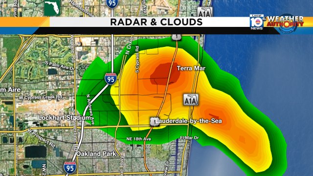 Very heavy rain falling over Lauderdale-by-the-Sea, please drive safe https://t.co/ndKbcpSiX0