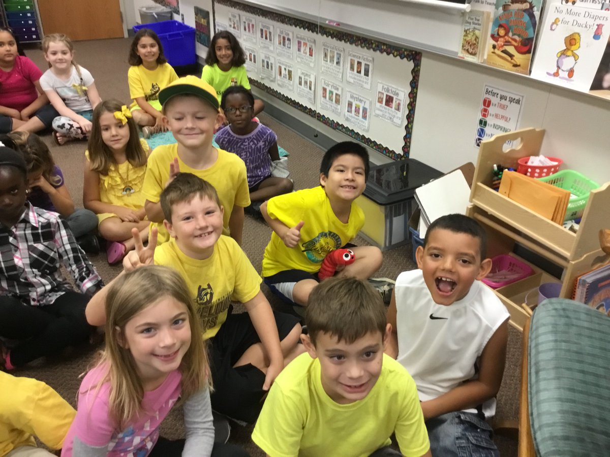 2nd Graders are GOING GOLD today! #KickChildhoodCancer