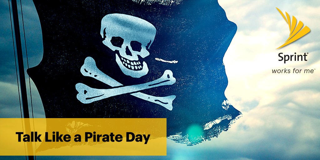 sprintderry's tweet photo. Wishing ye and ye scurvy friends &amp; family a happy Talk like a Pirate day. https://t.co/BHfD8XxTSQ
