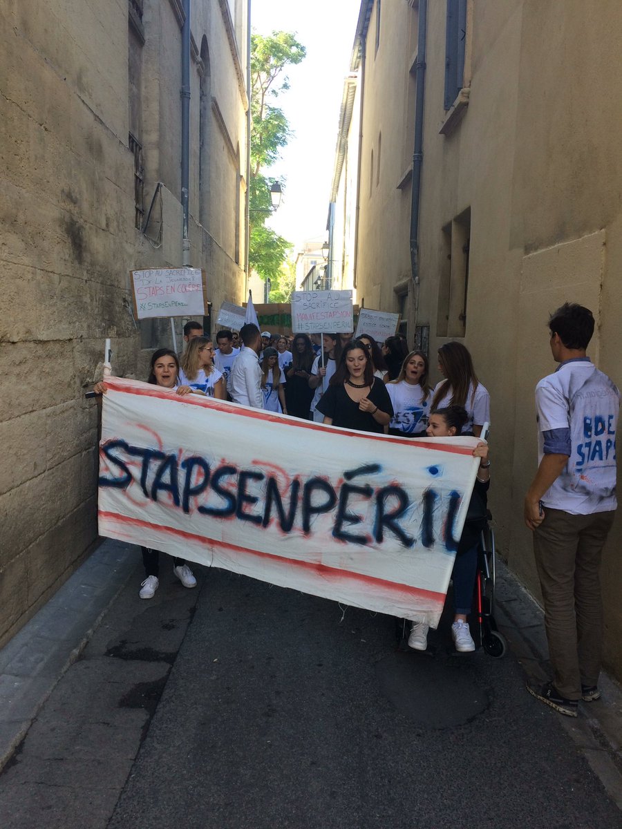 Bde_Staps_Mtp's tweet photo. On ne lâchera rien !! #STAPSENCOLERE #stapsenperil #MANIFESTAPSION https://t.co/wKfvnNWeWf