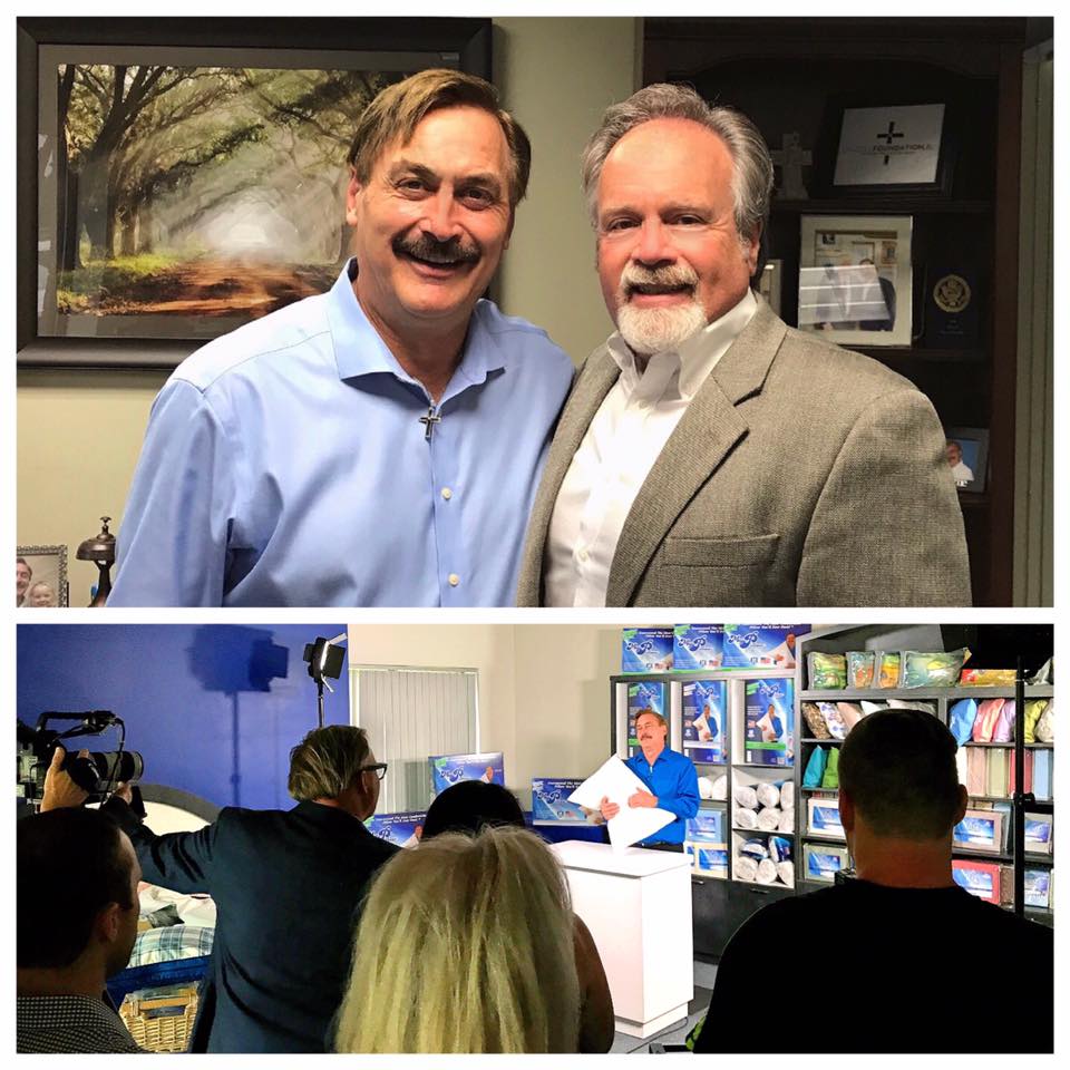 AGRMNews's tweet photo. Exploring some exciting collaboration possibilities with Mike Lindell, creator of @MyPillowUSA! https://t.co/Y5wAAU8mv0