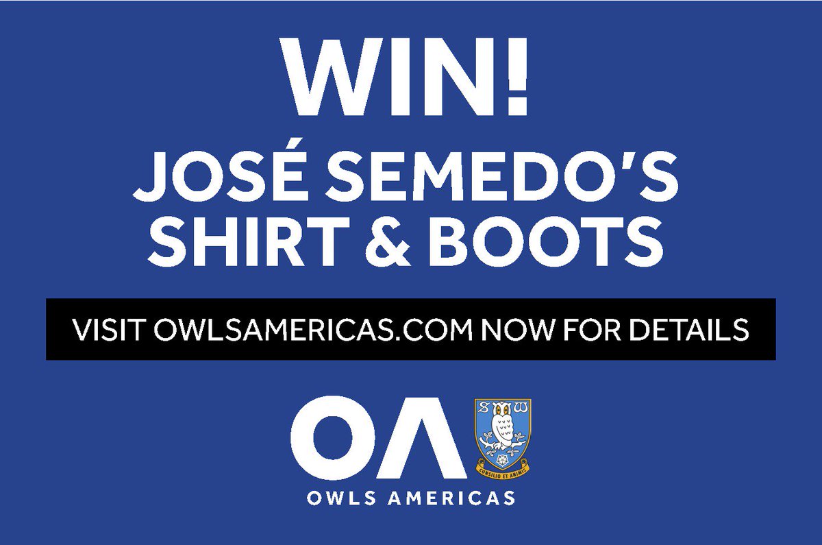 WIN José Semedos SIGNED shirt and boots. Simply RT this and sign up to our mailing list to enter! Details: owlsamericas.com/single-post/20… #swfc