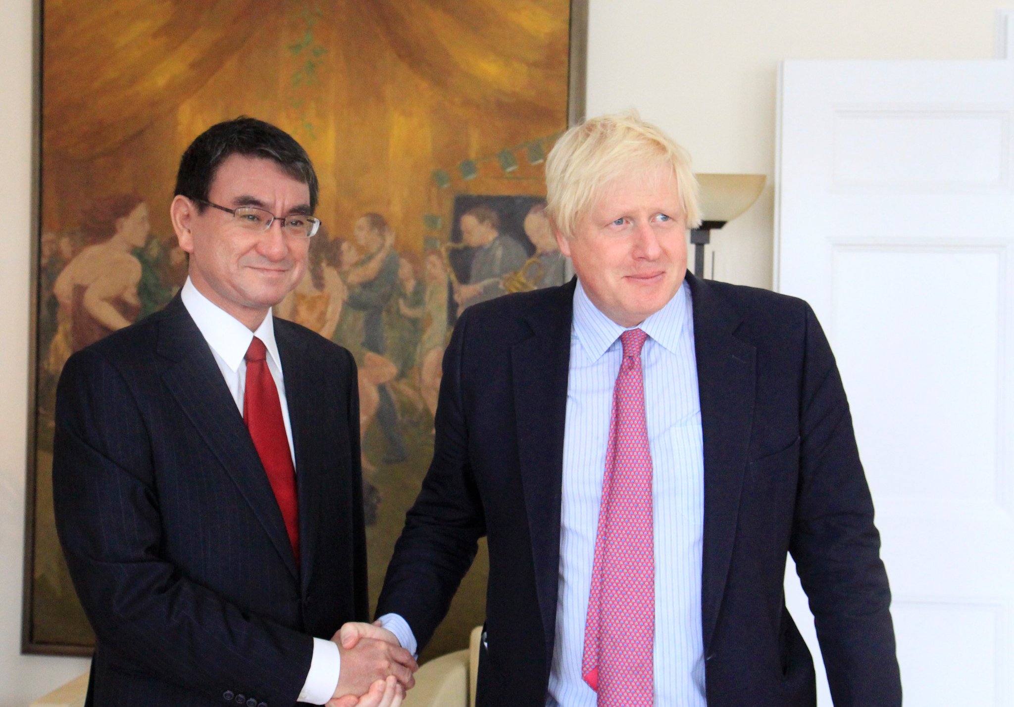 Boris Johnson on Twitter "Great to catch up with my Japanese counterpart Minister Kono to