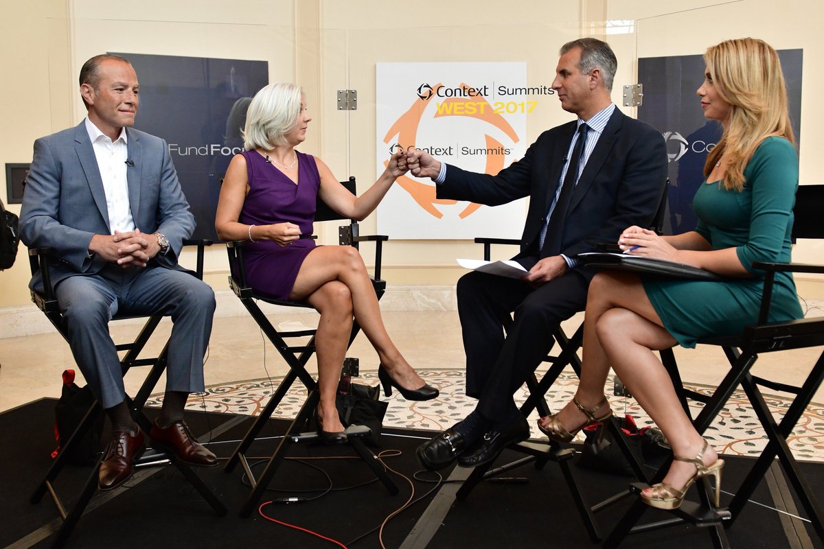 HFCglobal's tweet photo. Great conversations between HFC's Renee Skolaski, @GuyAdami, @MichelleMakori and Mark Salameh at @contextsummits #west2017 event! https://t.co/HE04P7LD7a