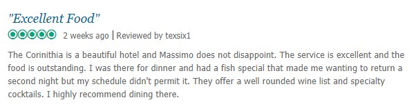 MassimoRest's tweet image. Thank you texrix1 for this great review of their dining experience in @MassimoRest follow this link &amp;amp; write yours! 
bit.ly/2w4Isrp