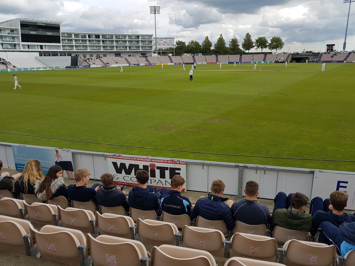 ClayesmorePE's tweet photo. BTEC Sport looking at careers with Hampshire Cricket at the Ageas Bowl. https://t.co/kyFbPdaD4S