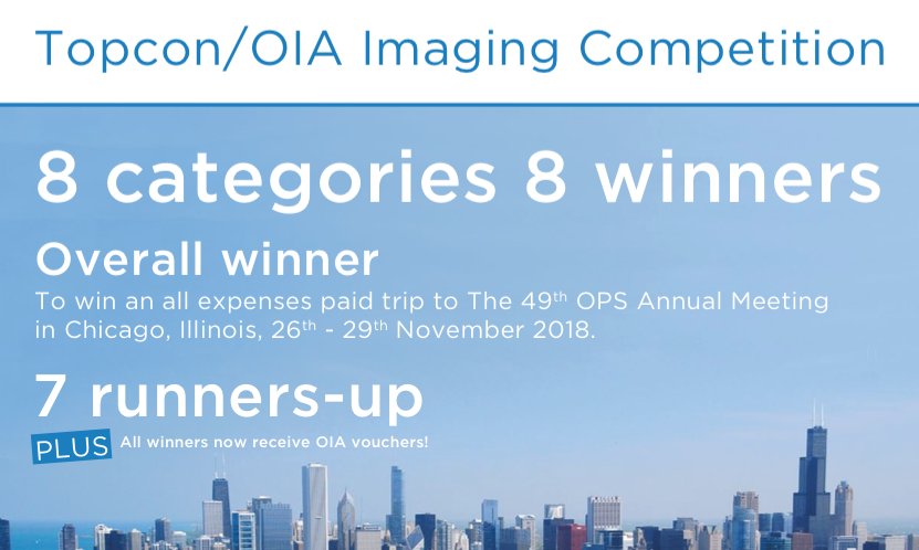 TopconGB's tweet photo. New competition for OIA members who are imagers or screeners! https://t.co/wPwEnvIeHn https://t.co/cGxqcN99Ot