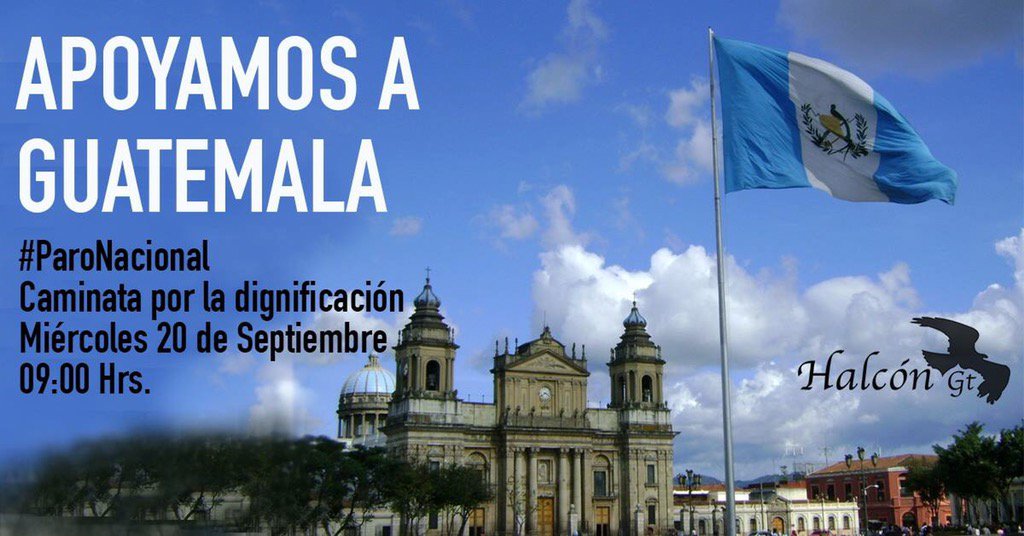 Halcon_Gt's tweet photo. Mañana, todos a la Plaza de la Constitución. #ParoNacional. https://t.co/C6LtaKX5ws