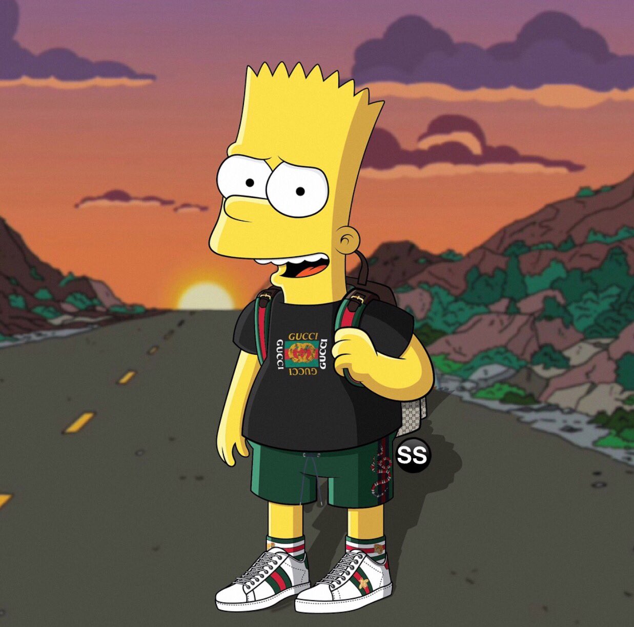 Simpsonsstreetwear On Twitter Simpsonsstreetwear Simpsons Gucci 