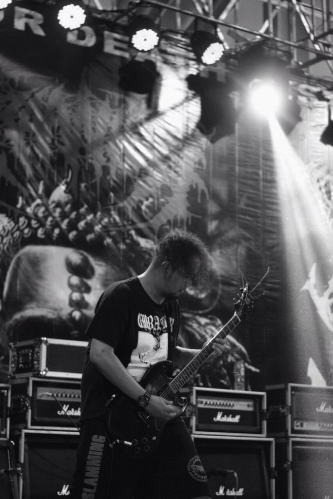 weekend kemarin di #borobudurdeathfest2017 

#turbidity 
#indonesianslammingmassacre