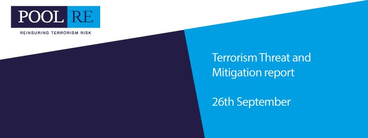 PoolReinsurance's tweet photo. Find out how the global terrorism landscape has changed in our upcoming report, launched 26 September #TMR17 https://t.co/0llEbA43O3
