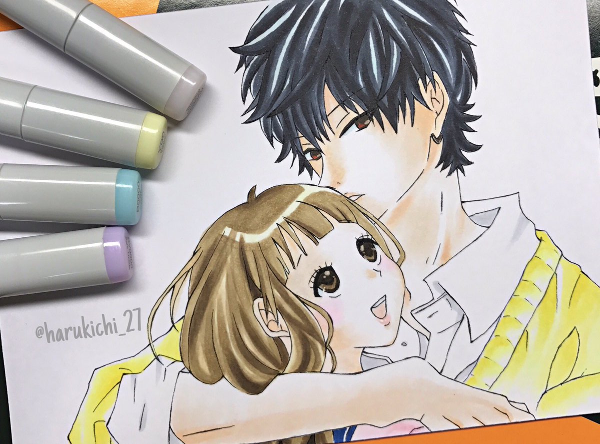 るき En Twitter この前の線画完成 ういらぶ 和泉凛 春名優羽 漫画 マンガ イラスト 模写 コピック 絵描きさんと繋がりたい お絵かき Illustration Irast Copic Magazin Manga