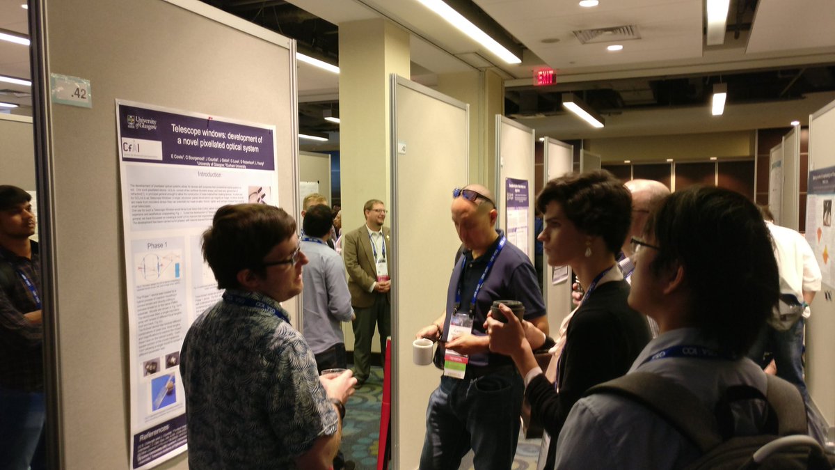 ErmesToninelli's tweet photo. #FiO2017 @TastyRadiSkull @glasgowoptics Lots of interest for UoG telescope windows :) https://t.co/acQCOABP2g