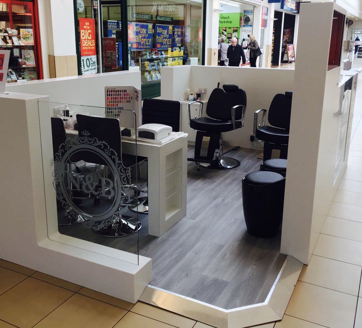 DestSpace's tweet image. Great new kiosk for The Nail &amp;amp; Beauty Hub in Antonine Shopping by Cute Creative.
