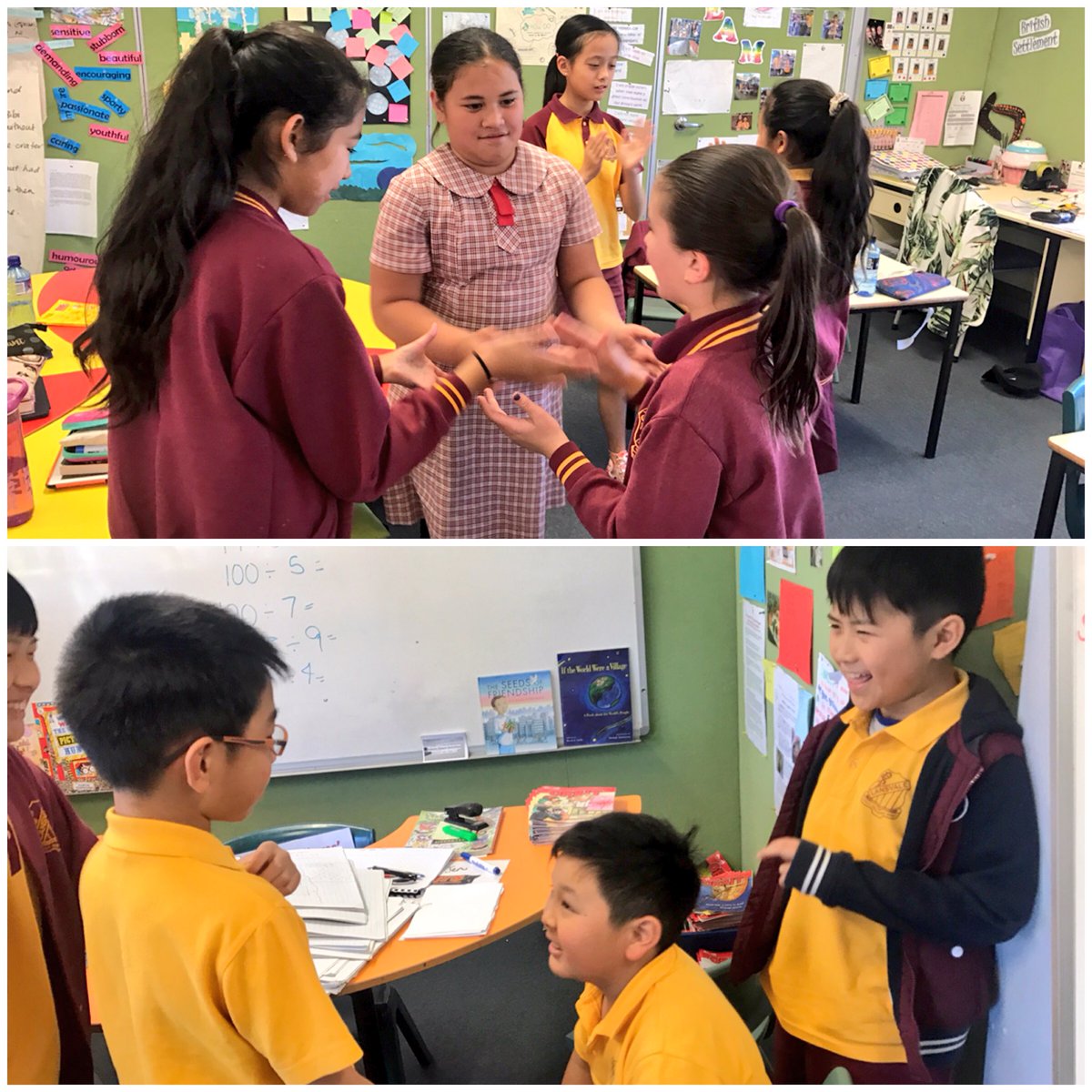 Learning about positive relationships and problem solving through role play #PDHPE <a href="/LansvalePS/">Lansvale PS</a> @MarkDiamondLPS