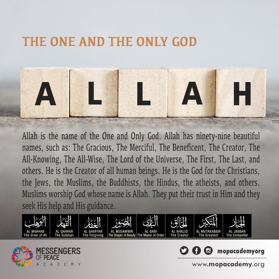 mopacademyorg's tweet photo. ALLAH THE ONE AND THE ONLY GOD

#Allah
#God
#The_Creator
#islam
#muslims
#newtoislam
#islamfornewmuslims
#whatisislam https://t.co/WDkt4AfZDu