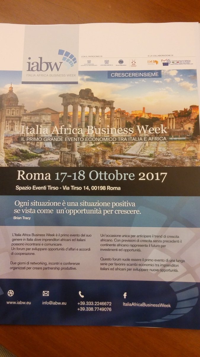 AMB_SEBASTIANI's tweet photo. Press conference of #ItaliaAfrica BusinessWeek.My last public intervention as Director General of the #ItalianDevelopmentCooperation. https://t.co/pnT8lqCBgZ