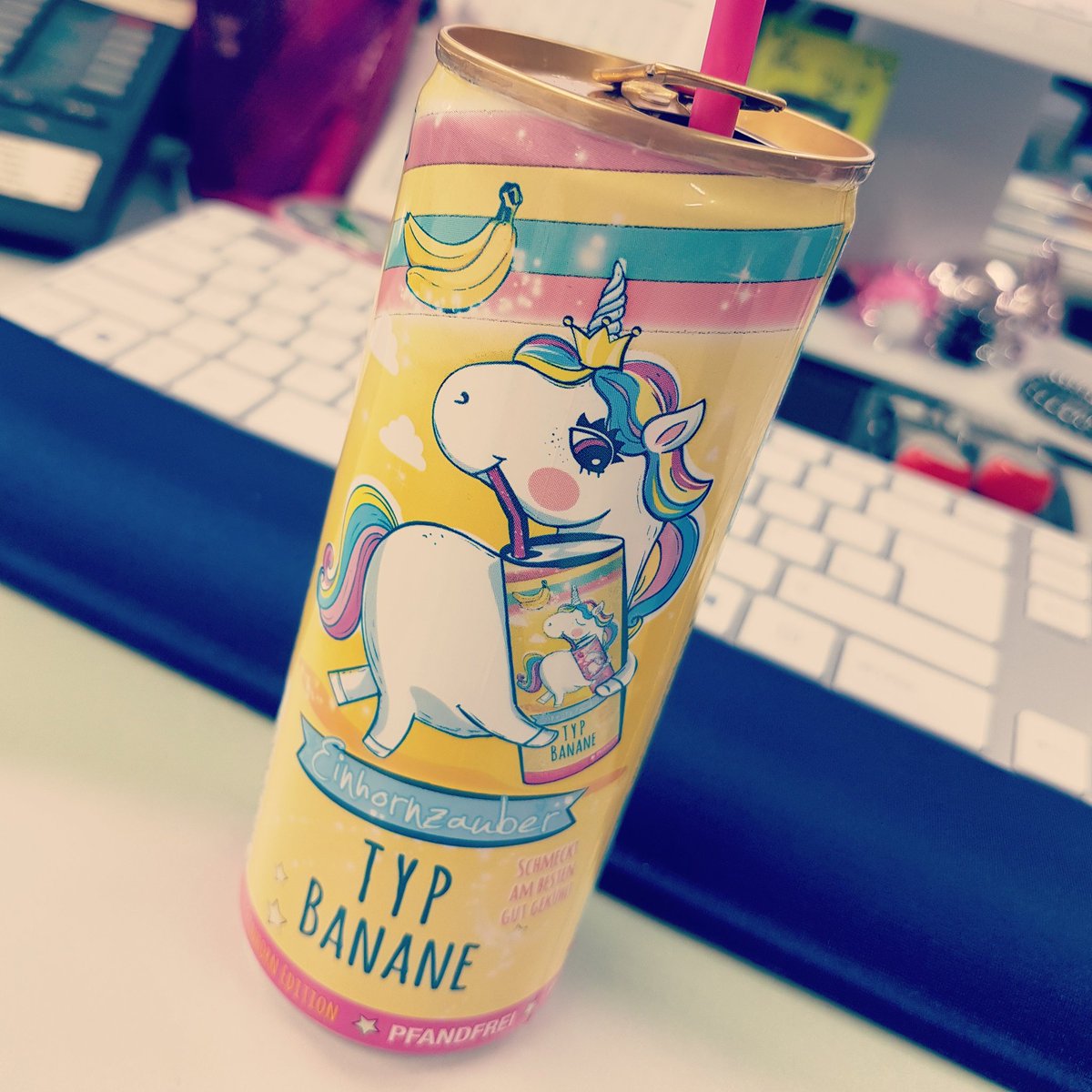 *he found unicorn milk*
