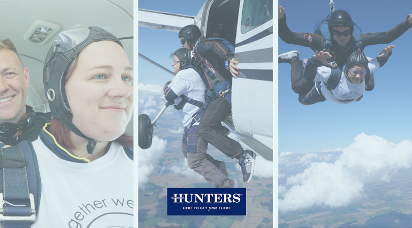HuntersStoneyG's tweet photo. Our #Director recently took to the sky &amp; #dived out of a #plane for @DGSAcademy. You can help #donate here: https://t.co/Y389FhsPKs #Charity https://t.co/C3rfIyKxTg