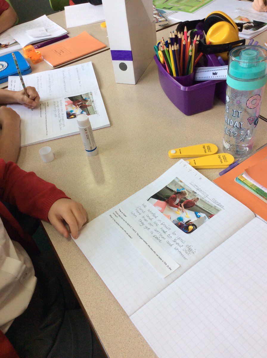 WooldaleJ4M's tweet photo. We're comparing numbers again today using <, > and =. Miss Mathers and Miss Pepper are very impressed with us 🤓 #wooldale #maths https://t.co/j7fvI68WKH