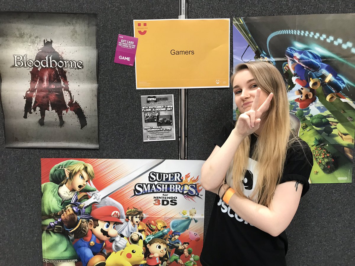 Come find us at <a href="/TheUnionMMU/">The Union, Manchester Metropolitan University</a> today until 4! Fastest time on Mario Kart wins a £10 GAME voucher 😎