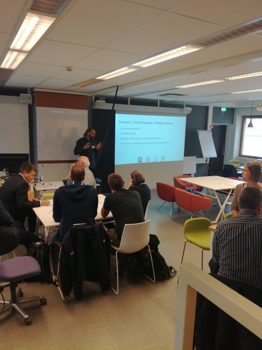 gapforpeace's tweet photo. The GAP conference continues with workshops on different gaming concepts @gapforpeace #GAPConference @Laurea_RDI https://t.co/CZd73bd6qL