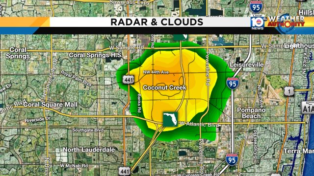 Seeing some showers in Broward https://t.co/sCmoQ1k8st