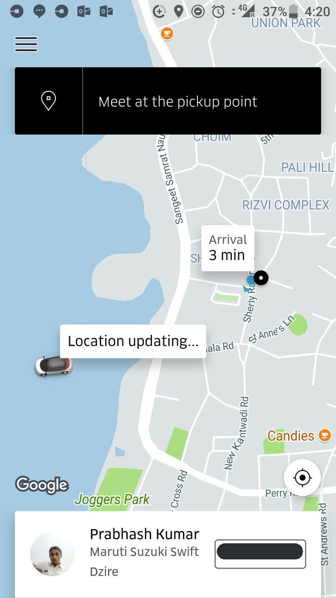 BasicallyRay's tweet photo. It's #MumbaiRains once again... This time @Uber is going to great lengths to pick people stuck in the waters, the Arabian Sea that is. https://t.co/dJkFEAWr4A
