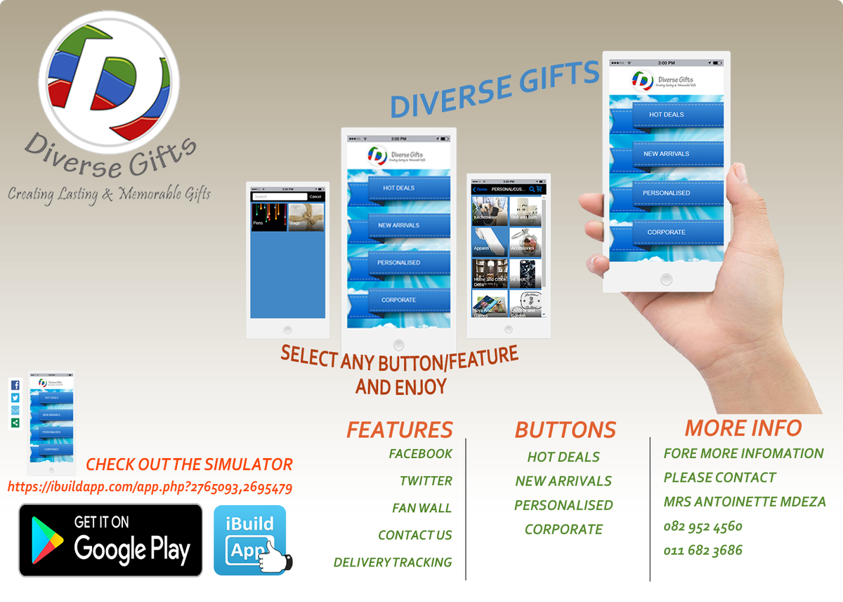 diverse_gifts's tweet photo. Check out our new app now available for download free of charge on Google Play Store.
#MakingThingsEasier #ForeverMemorable #MoreBlessings https://t.co/OTFEsEVFvs