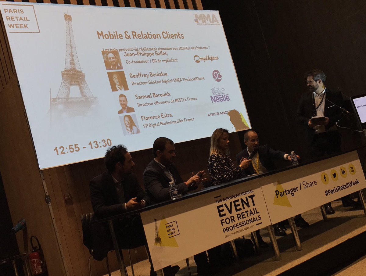 JeromeTht's tweet photo. Mobile&Relation Clients les #bots peuvent-ils répondre aux attentes des humains?
#ParisRetailWeek #MBAMCI #CommentHumaniserLeMobile #AI https://t.co/xsAHQdKQaR