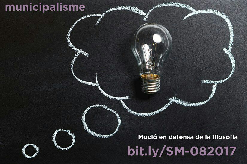 Laura_Haba's tweet photo. #Municipalisme presentem mocions en defensa de la #Filosofia . No hi ha societat lliure sense pensament crític: https://t.co/kptecrWLAz ✊ https://t.co/XVLPbxFXKg
