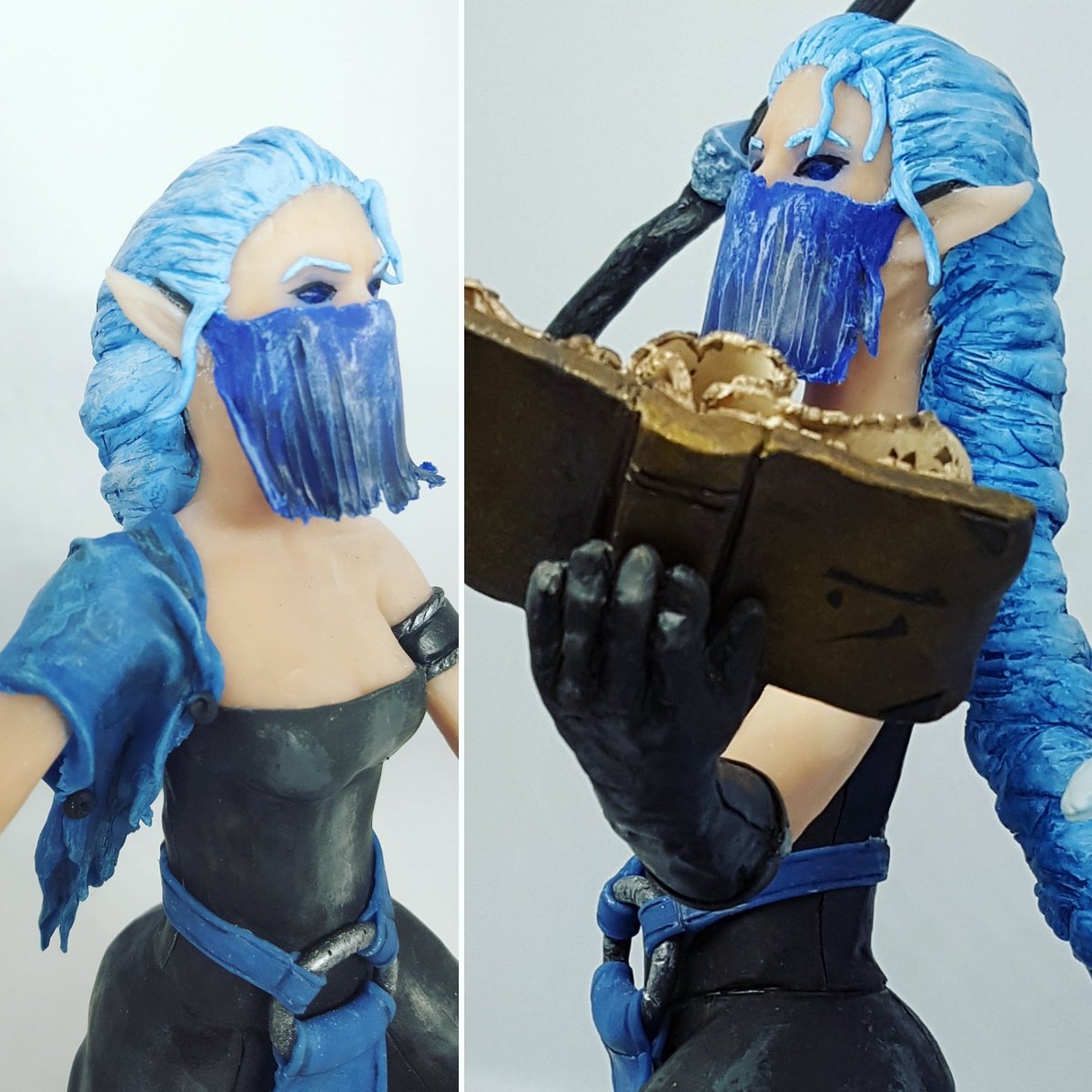RedAliceCreas's tweet photo. Les détails du visage de la magicienne de l'eau (pour le concours #handmaster 2017) https://t.co/H4COMp0xH3